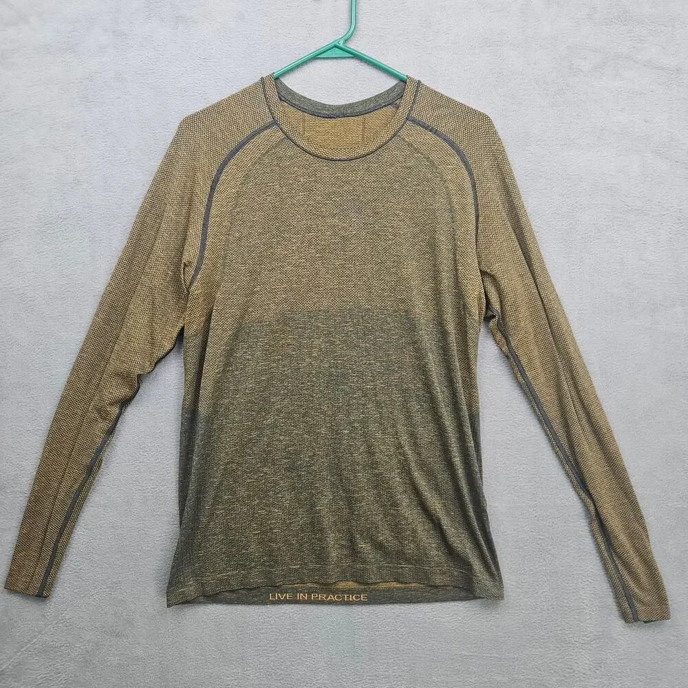Lululemon Men's Activewear Long Sleeve Tee Shirt Size Medium